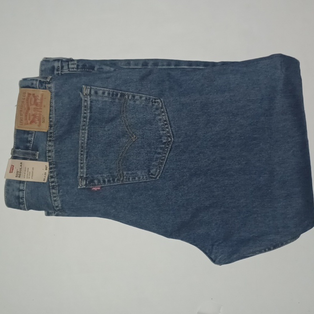 Levi's 505 Regular Fit Jeans Big&Tall 46x29 NWT